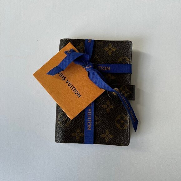 LOUIS VUITTON SMALL RING MONOGRAM AGENDA - Picture 1 of 7